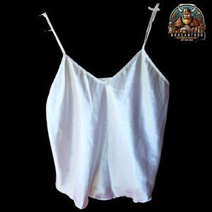 intimate style medium sized white polyester camisole for women